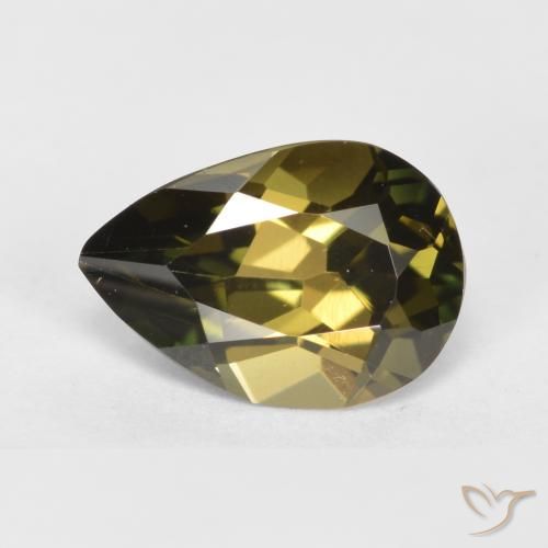 1.09ct Natürlicher Mittel braun Kornerupin, Birnenform, VVS