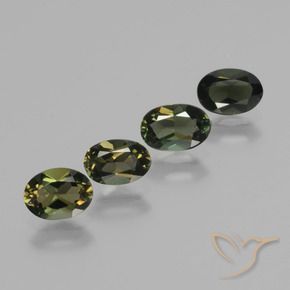 1.90 ct natürliche dunkelbraun Kornerupin-Edelsteine, Oval, VVS-VS