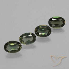 3.00 ct natürliche dunkelbraun Kornerupin-Edelsteine, Oval, VVS-VS