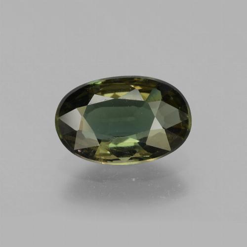 1,99 ctw natürlicher grüner Kornerupin, Oval Schliff, VS-SI