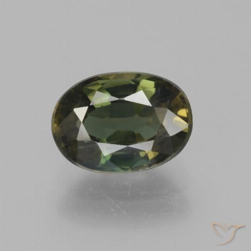 1.92ct Natürlicher tiefgrün Kornerupin, Oval, VS