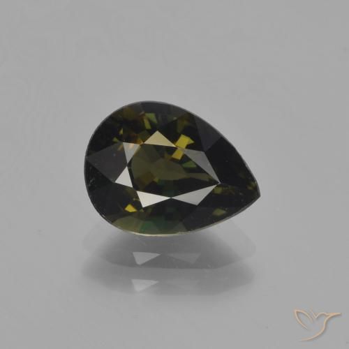 1.90ct Natürlicher dunkelbraun Kornerupin, Birnenform, VVS