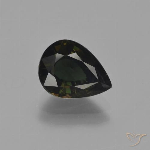 2.61ct Natürlicher grünlich-braun Kornerupin, Birnenform, VS