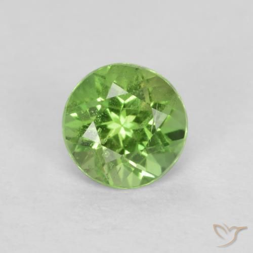 0.23ct Natürlicher limettengrün Kornerupin, Runden, VS-SI