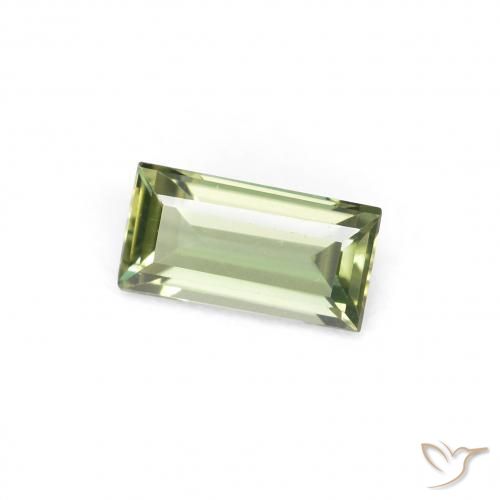 9,17 ctw natürlicher Medium Light Green Kornerupin, Baguette, VVS-VS