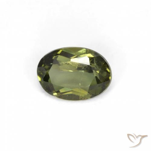 0.37ct Natürlicher Helles Waldgrün Kornerupin, Oval, VS