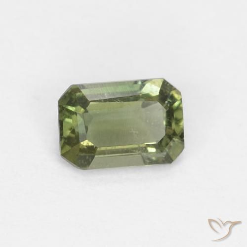 0.31ct Natürlicher Warmes Waldgrün Kornerupin, Smaragdschliff, VS-SI