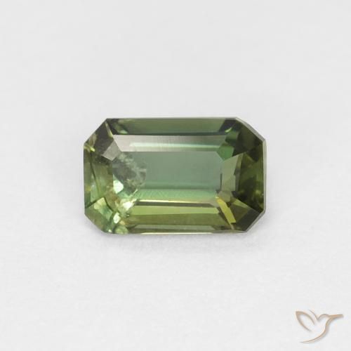 0.31ct Natürlicher tiefgrün Kornerupin, Smaragdschliff, VS-SI