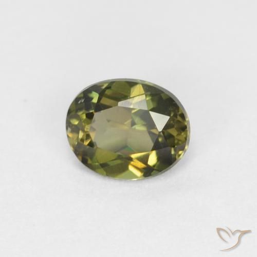 9,17 ctw natürlicher Medium Dark-Green Kornerupin, Oval, VVS
