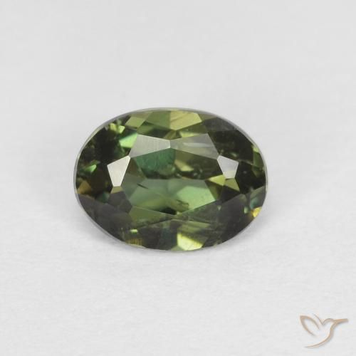 0.42ct Natürlicher bräunlich-grün Kornerupin, Oval, VS