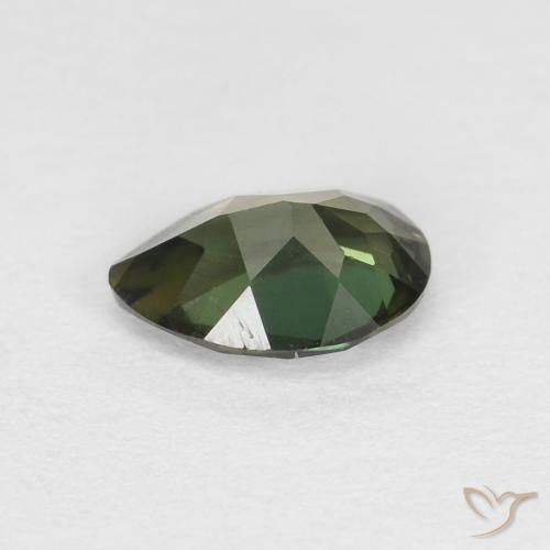 9,17 ctw natürlicher Medium Light Green Kornerupin, Birnenform, VVS