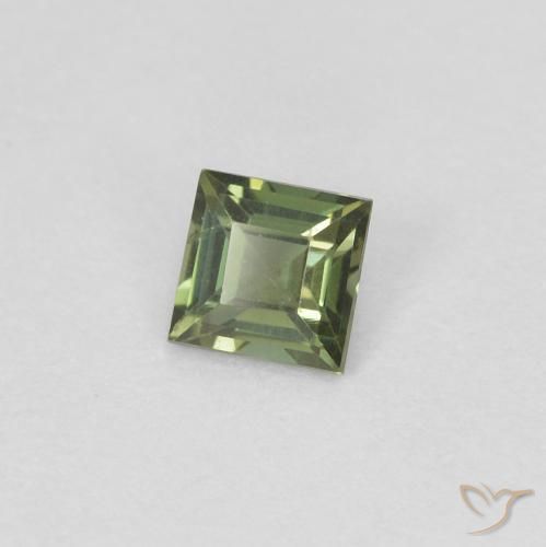 9,17 ctw natürlicher Medium Dark-Green Kornerupin, Quadrat, VVS