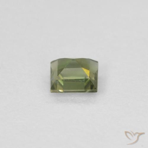 9,17 ctw natürlicher Medium Dark-Green Kornerupin, Quadrat, VVS