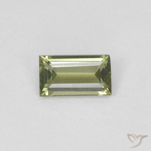 0.25ct Natürlicher Medium Dark-Green Kornerupin, Baguette, VVS