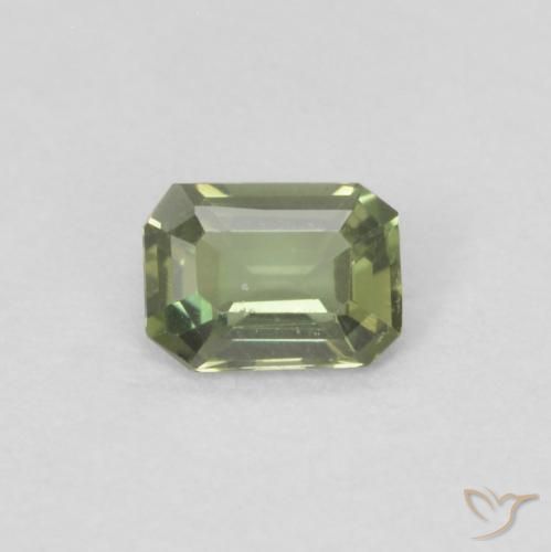 0.18ct Natürlicher Warmes Waldgrün Kornerupin, Smaragdschliff, VVS-VS
