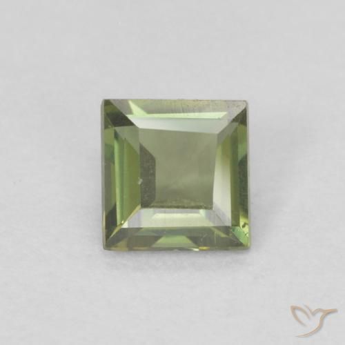 9,17 ctw natürlicher Medium Dark-Green Kornerupin, Quadrat, VVS-VS