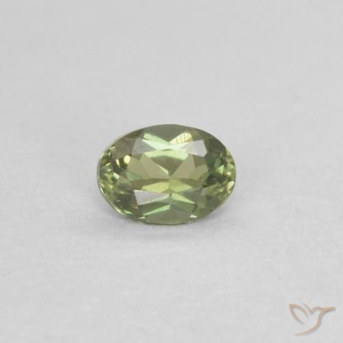 0.13ct Natürlicher Warmes Waldgrün Kornerupin, Oval, VVS-VS