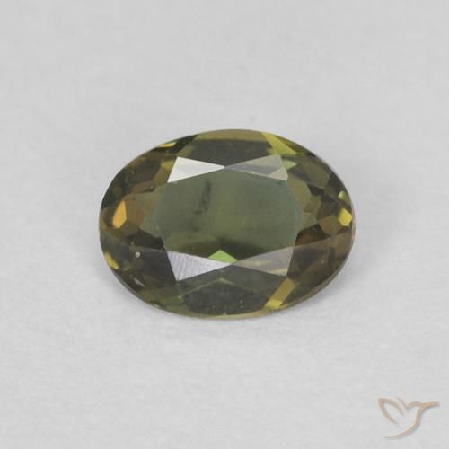 0.25ct Natürlicher bräunlich-grün Kornerupin, Oval, VVS