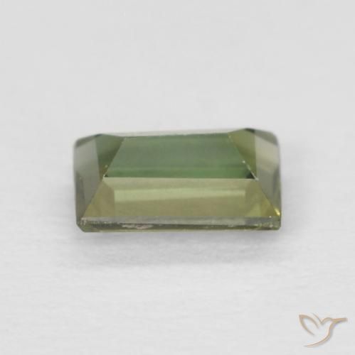 9,17 ctw natürlicher Medium Light Green Kornerupin, Baguette, VVS
