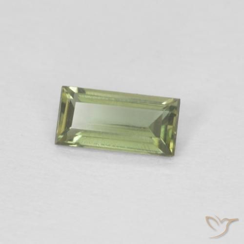 9,17 ctw natürlicher Medium Light Green Kornerupin, Baguette, VVS