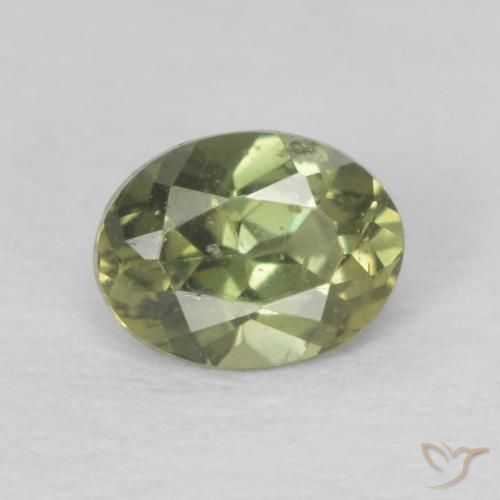 0.25ct Natürlicher hellgrün Kornerupin, Oval, VS