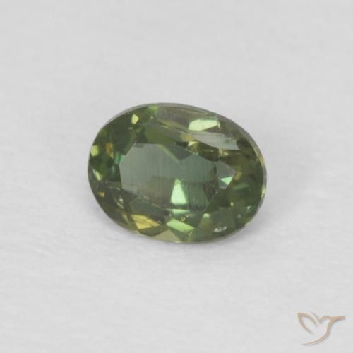 9,17 ctw natürlicher Medium Dark-Green Kornerupin, Oval, VS