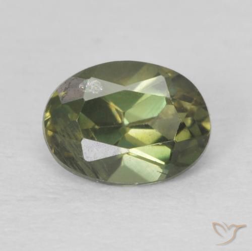 0.32ct Natürlicher Waldgrün Kornerupin, Oval, VS