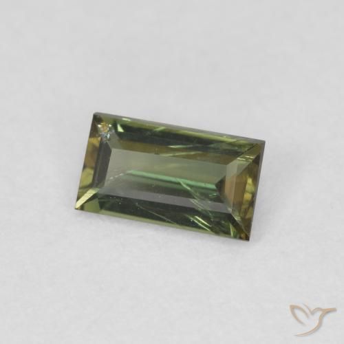 9,17 ctw natürlicher Medium Light Green Kornerupin, Baguette, VS