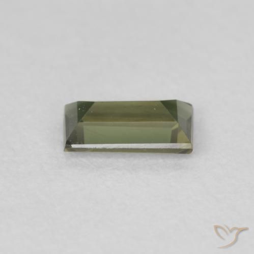 9,17 ctw natürlicher Medium Light Green Kornerupin, Baguette, VS