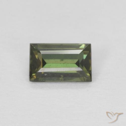 0.27ct Natürlicher bräunlich-grün Kornerupin, Baguette, VS