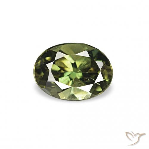 0.20ct Warmes Waldgrün Kornerupin, Oval, VS