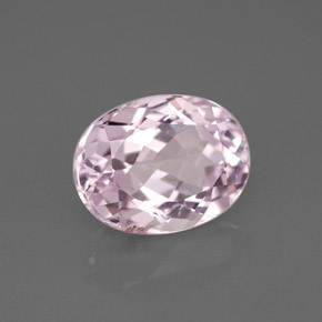 3,10 ctw natürlicher Rosa Kunzit, Oval Schliff, VS