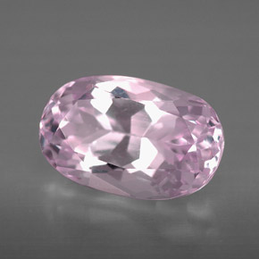 5,36 ctw natürlicher rosafarbener Kunzit, Oval Schliff, VVS-VS