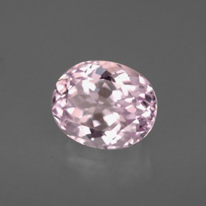 2,68 ctw natürlicher Rosa Kunzit, Oval Schliff, VVS-VS