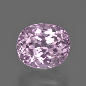 7,09 ctw natürlicher Rosa Kunzit, Oval Schliff, VS