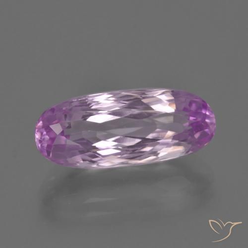 7.04ct Natürlicher Sehr helles Lila Kunzit, Oval, VVS