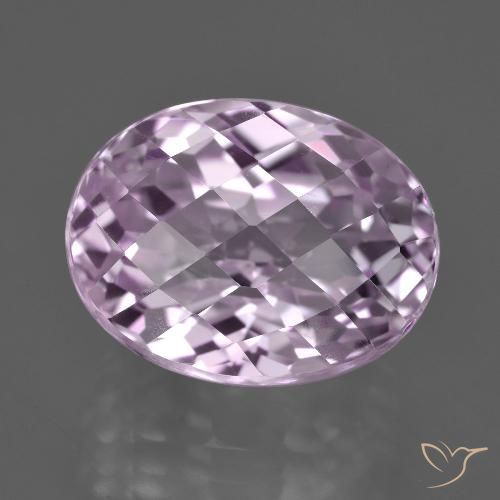 12.85ct Natürlicher Sehr helles Lila Kunzit, Oval, VS