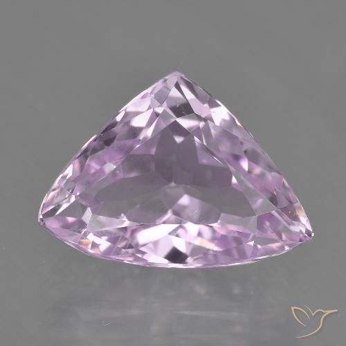 8.20ct Natürlicher hellviolett Kunzit, Trillion, VS