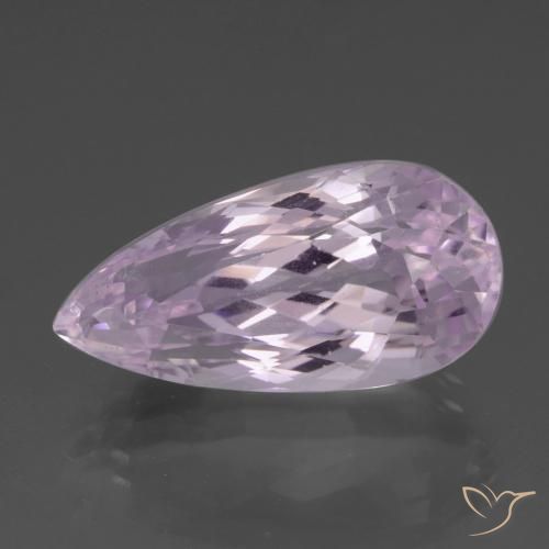 21.74ct Natürlicher Sehr heller Rosaton Kunzit, Birnenform, VS