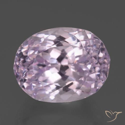13.83ct Natürlicher Mittel-Hellrosa Kunzit, Oval, VS