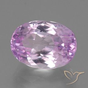 9,17 ctw natürlicher Mittelrosa Kunzit, Oval, VVS