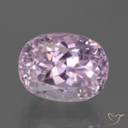 11.64ct Natürlicher Mittel-Hellrosa Kunzit, Oval, VS