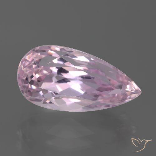 9.49ct Natürlicher Hellrosa-Ton Kunzit, Birnenform, VS