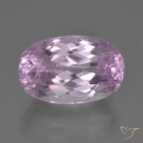 7.88ct Natürlicher Rosaviolettes Lila Kunzit, Oval, VS-SI