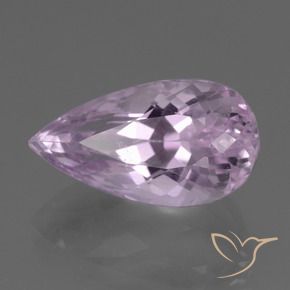 9,17 ctw natürlicher Hellviolettes Rosa Kunzit, Birnenform, VS