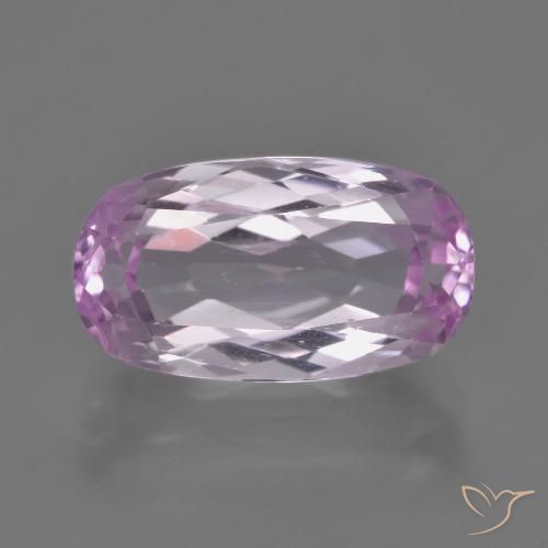 7.80ct Natürlicher Sehr helles Fliederviolett Kunzit, Oval, VVS-VS