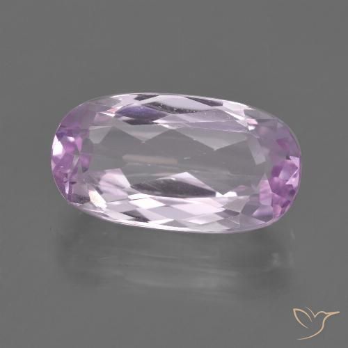 6.42ct Natürlicher Rosaig-lila Kunzit, Oval, VS