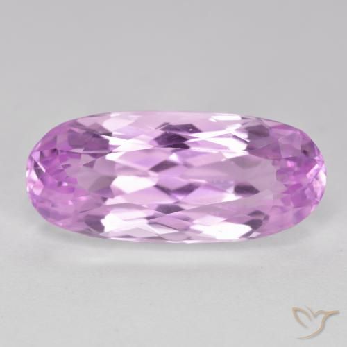 11.06ct Natürlicher Rosaviolettes Lila Kunzit, Oval, VS
