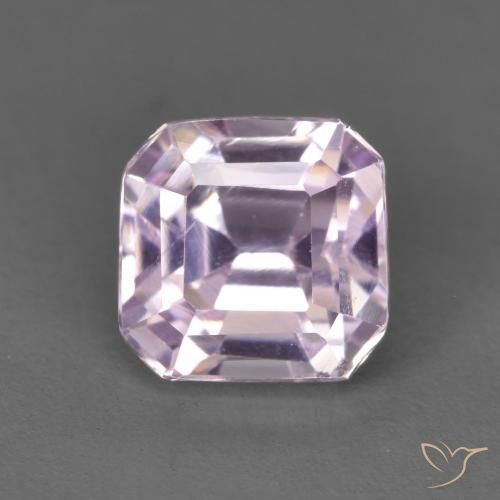 1.83ct Natürlicher Helles Flieder Kunzit, Smaragdschliff, VVS