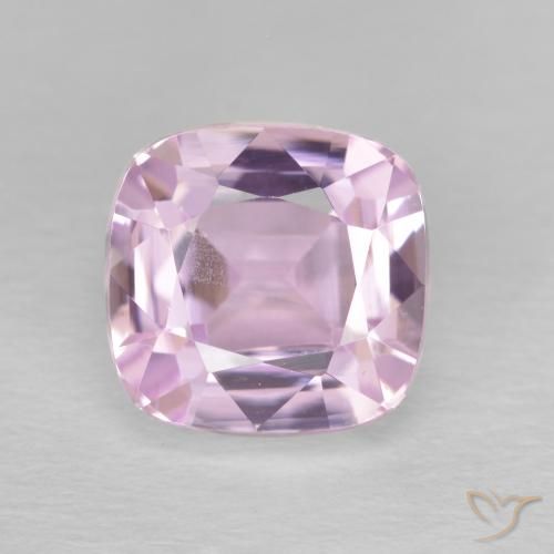 3.39ct Natürlicher Helles Flieder Kunzit, Kissen, VVS-VS